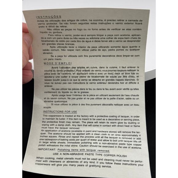 Sormaia Portugese Copperware Pitcher - Picture 9 of 9